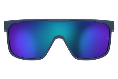 Under Armour Lentes de Sol, Marco Negro, Espejo Verde — Caballero