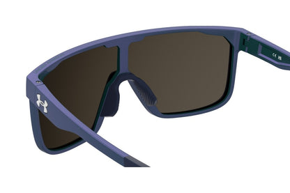 Under Armour Lentes de Sol, Marco Negro, Espejo Verde — Caballero