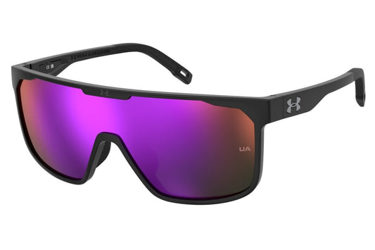 Under Armour Lentes de Sol, Marco Negro, Espejo Rosa — Caballero