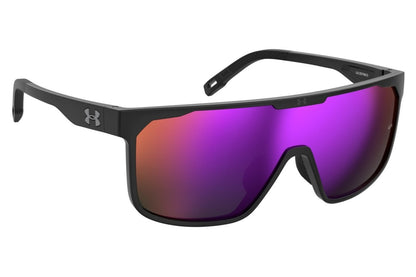 Under Armour Lentes de Sol, Marco Negro, Espejo Rosa — Caballero