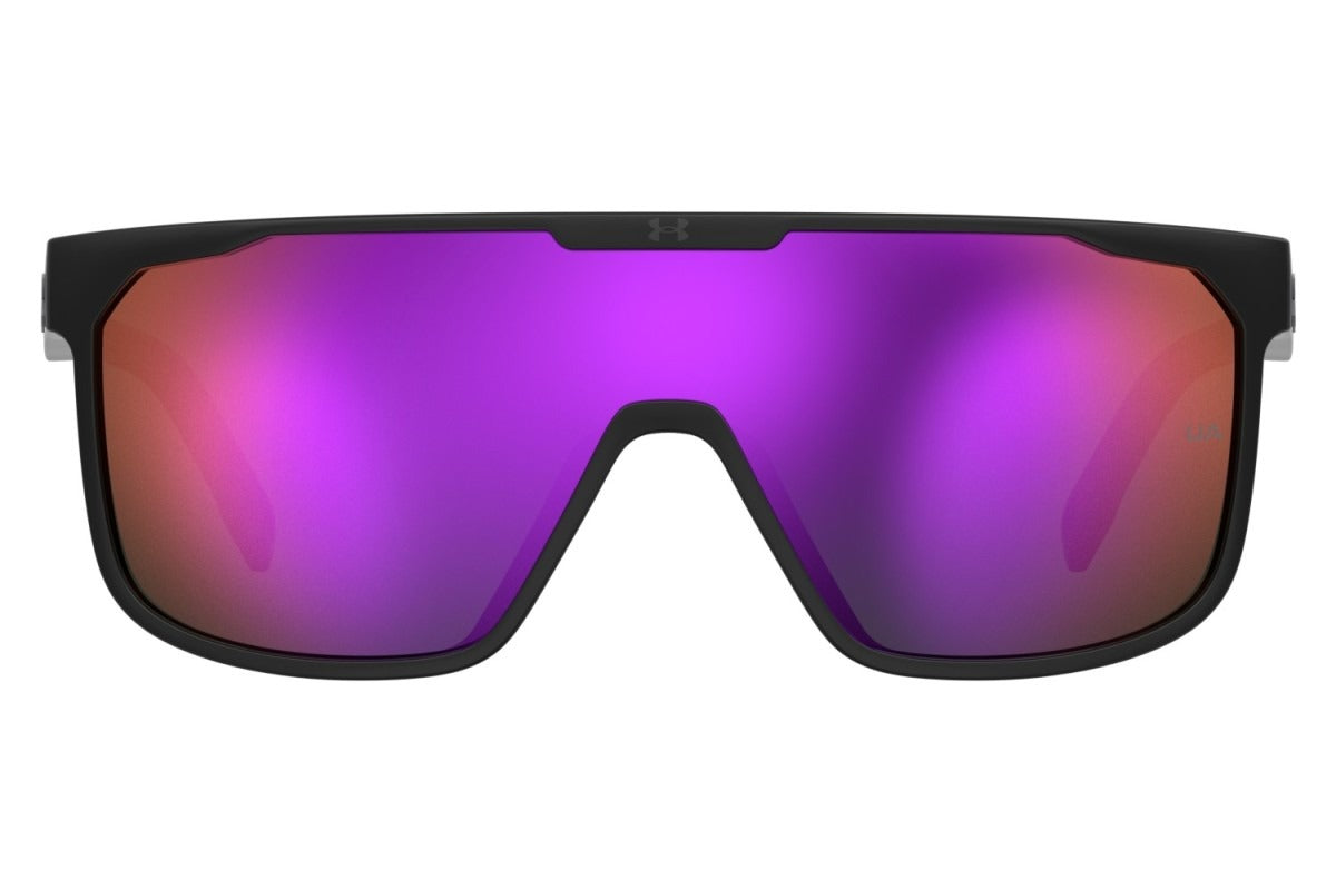 Under Armour Lentes de Sol, Marco Negro, Espejo Rosa — Caballero
