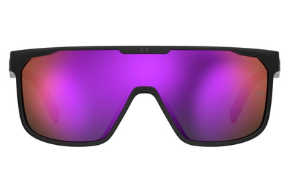 Under Armour Lentes de Sol, Marco Negro, Espejo Rosa — Caballero