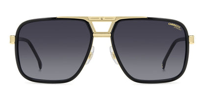Carrera Lentes de Sol, Marco Negro con Dorado — Caballero