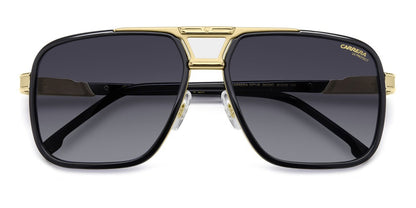 Carrera Lentes de Sol, Marco Negro con Dorado — Caballero