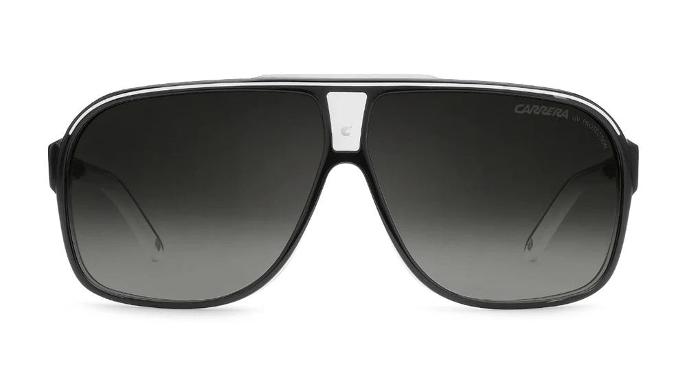 Carrera Lentes de Sol, Marco Negro/Blanco, Polarizados — Caballero