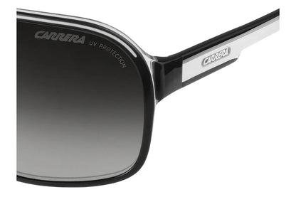 Carrera Lentes de Sol, Marco Negro/Blanco, Polarizados — Caballero