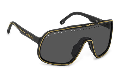 Carrera Lentes de Sol, Marco Negro con Dorado — Caballero