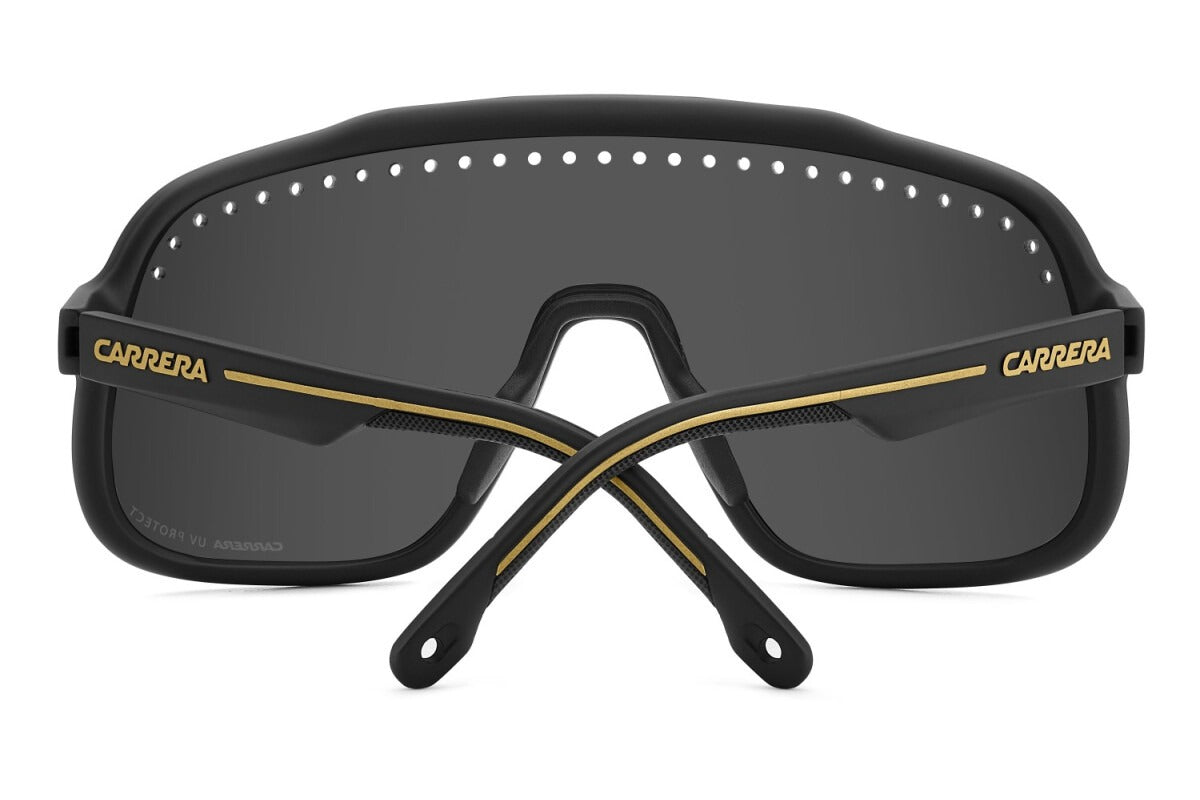 Carrera Lentes de Sol, Marco Negro con Dorado — Caballero
