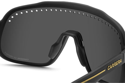 Carrera Lentes de Sol, Marco Negro con Dorado — Caballero
