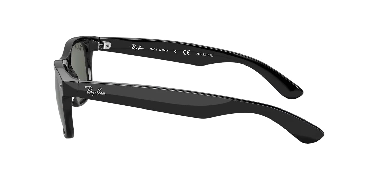 Ray-Ban Wayfarer Classic, Marco Negro, Cristal Verde — Unisex