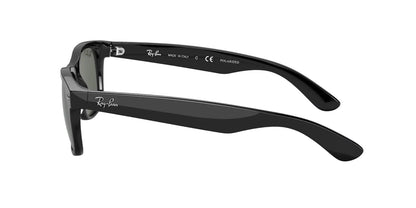Ray-Ban Wayfarer Classic, Marco Negro, Cristal Verde — Unisex