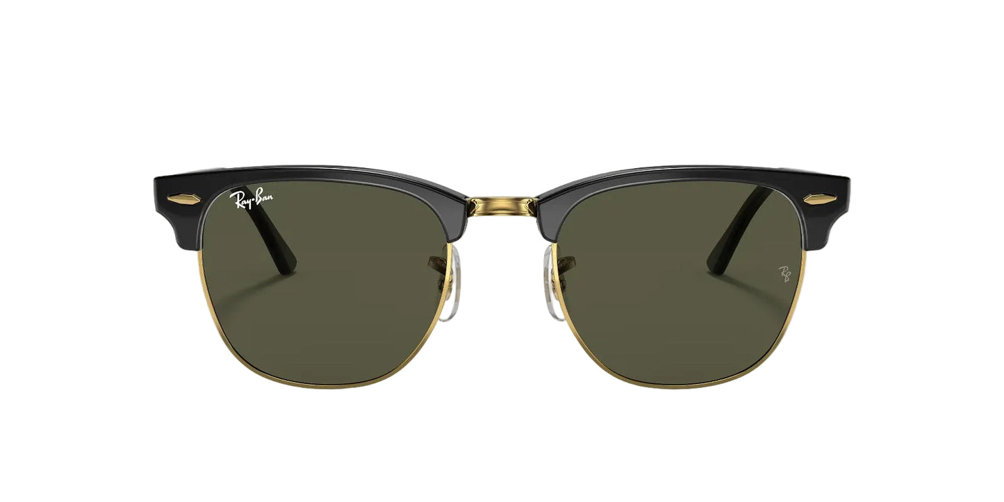 Ray-Ban Clubmaster Classic, Marco Negro/Dorado — Unisex