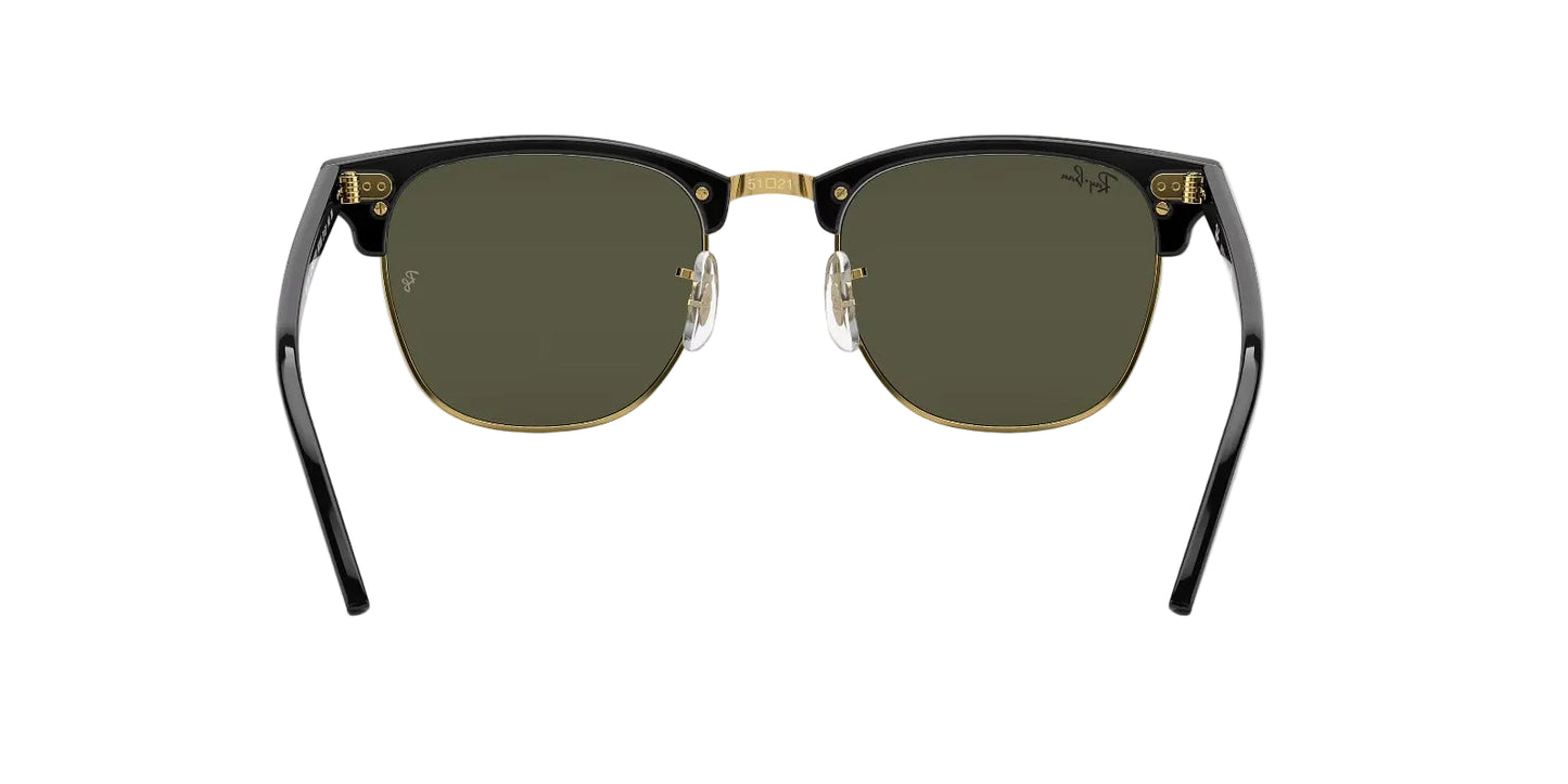 Ray-Ban Clubmaster Classic, Marco Negro/Dorado — Unisex