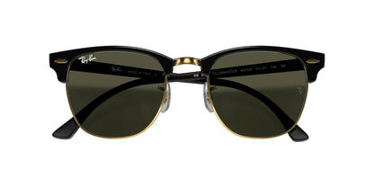 Ray-Ban Clubmaster Classic, Marco Negro/Dorado — Unisex