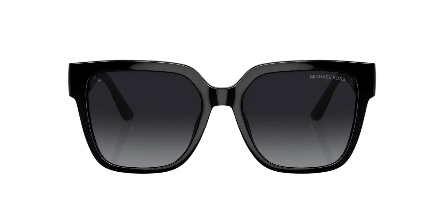 Michael Kors Lentes de Sol, Marco Negro Pulido, Espejo Sapphire — Dama