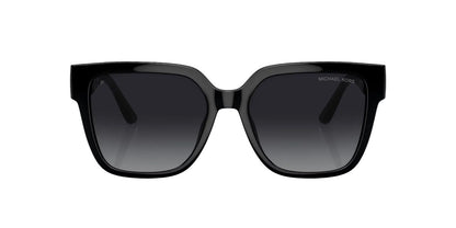 Michael Kors Lentes de Sol, Marco Negro Pulido, Espejo Sapphire — Dama