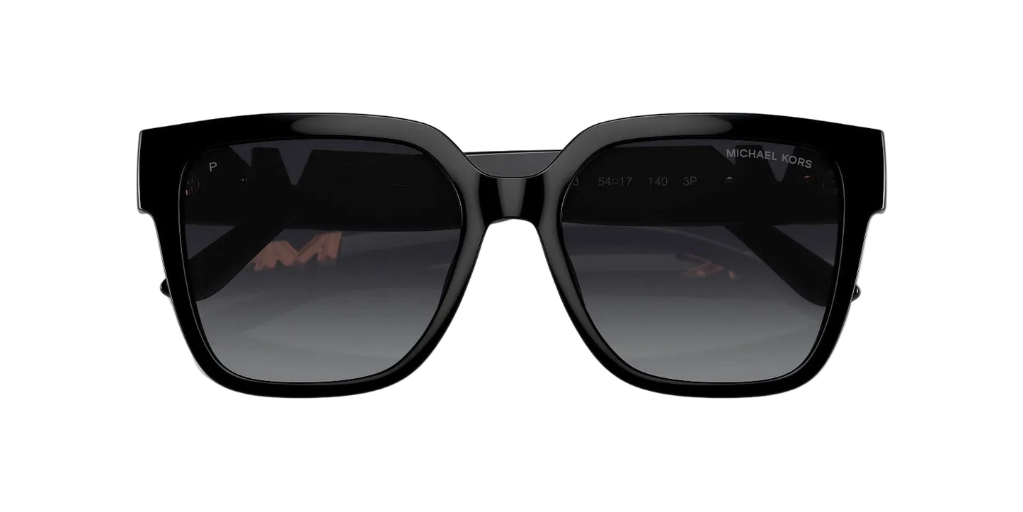 Michael Kors Lentes de Sol, Marco Negro Pulido, Espejo Sapphire — Dama