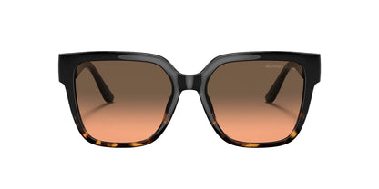 Michael Kors Lentes de Sol, Marco Negro/Carey, Naranja Degradado — Dama