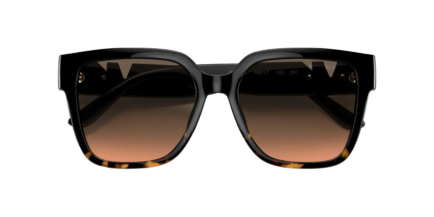 Michael Kors Lentes de Sol, Marco Negro/Carey, Naranja Degradado — Dama