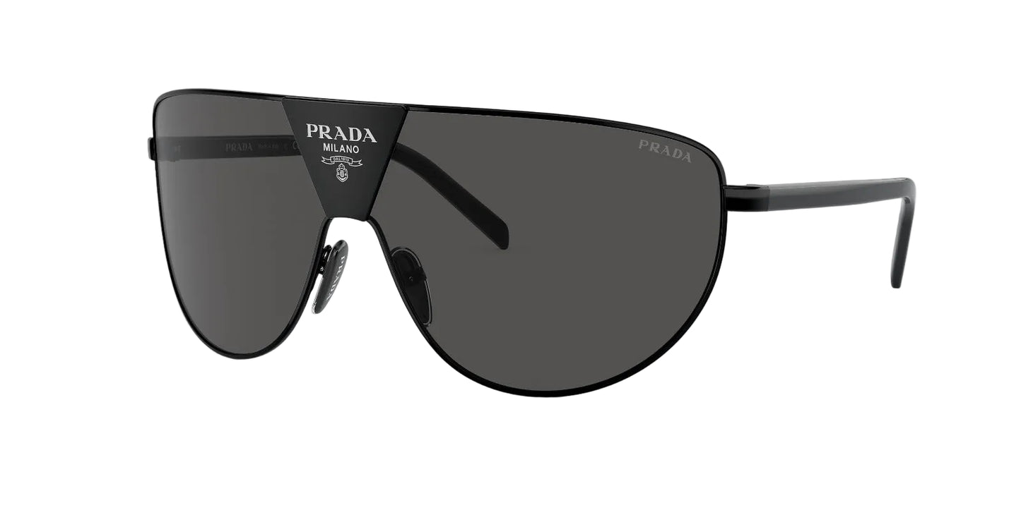 Prada Lentes de Sol, Marco Metal Negro — Caballero