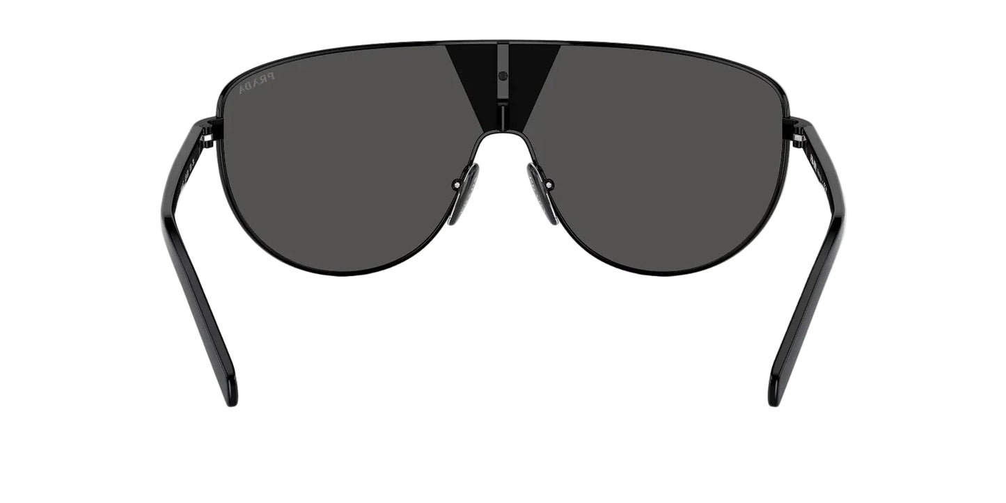 Prada Lentes de Sol, Marco Metal Negro — Caballero