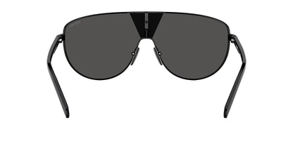Prada Lentes de Sol, Marco Metal Negro — Caballero
