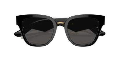 Dolce & Gabbana Lentes de Sol, Marco Negro, Gris Obscuro — Dama