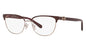 Coach Lentes Oftálmicos, Marco Borgoña/Oro Rosa — Dama