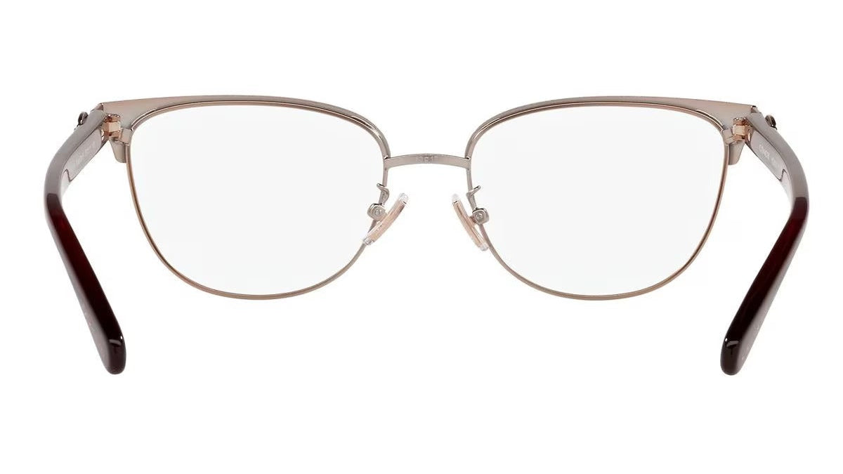 Coach Lentes Oftálmicos, Marco Borgoña/Oro Rosa — Dama