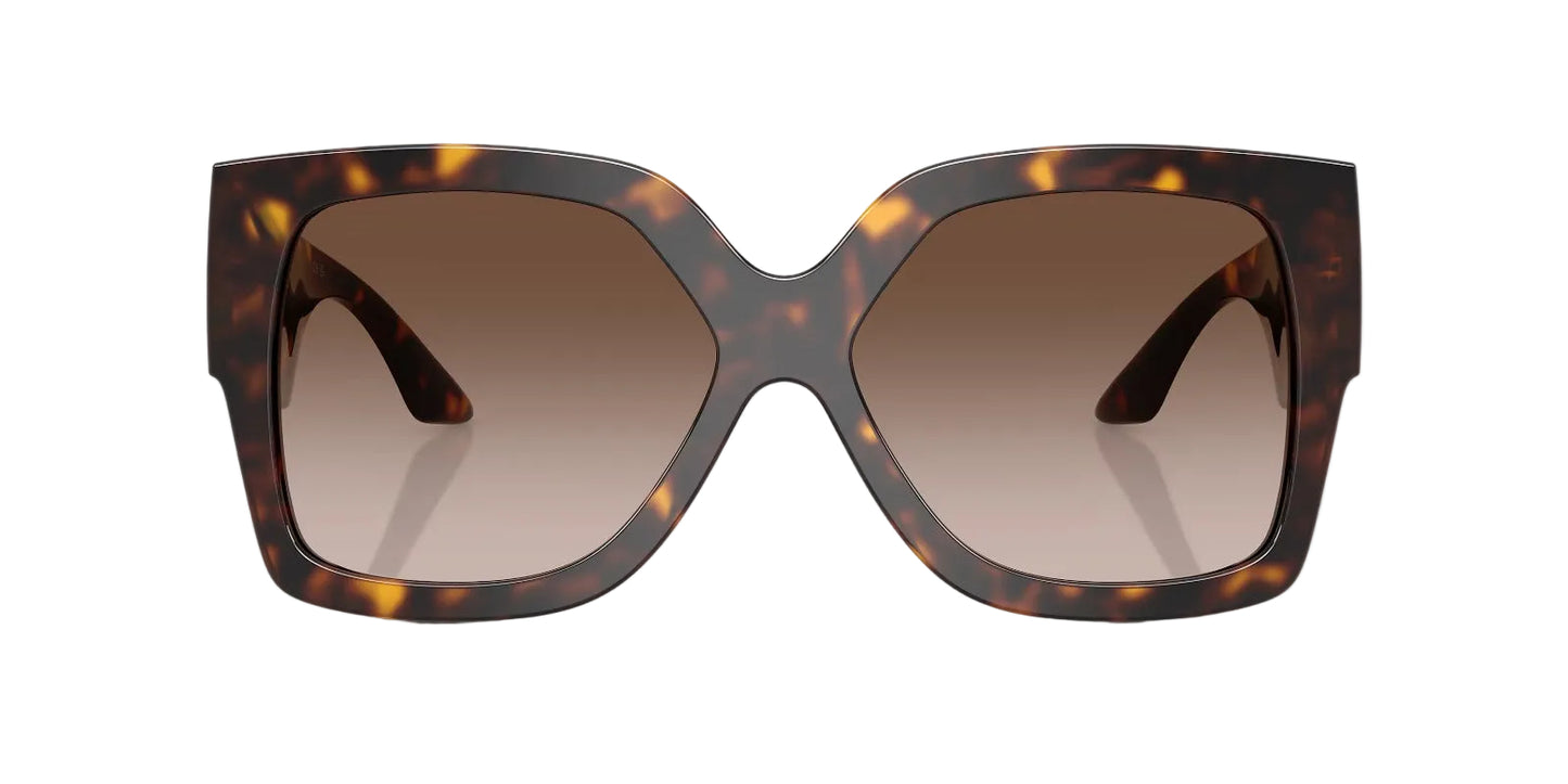 Versace Lentes de Sol, Marco Habana, Marrón Degradado — Dama
