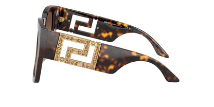 Versace Lentes de Sol, Marco Habana, Marrón Degradado — Dama