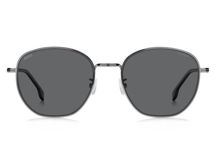 Hugo Boss Lentes de Sol, Marco Gris Obscuro — Caballero