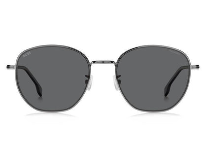 Hugo Boss Lentes de Sol, Marco Gris Obscuro — Caballero