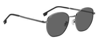 Hugo Boss Lentes de Sol, Marco Gris Obscuro — Caballero