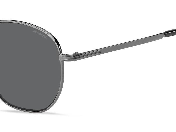 Hugo Boss Lentes de Sol, Marco Gris Obscuro — Caballero