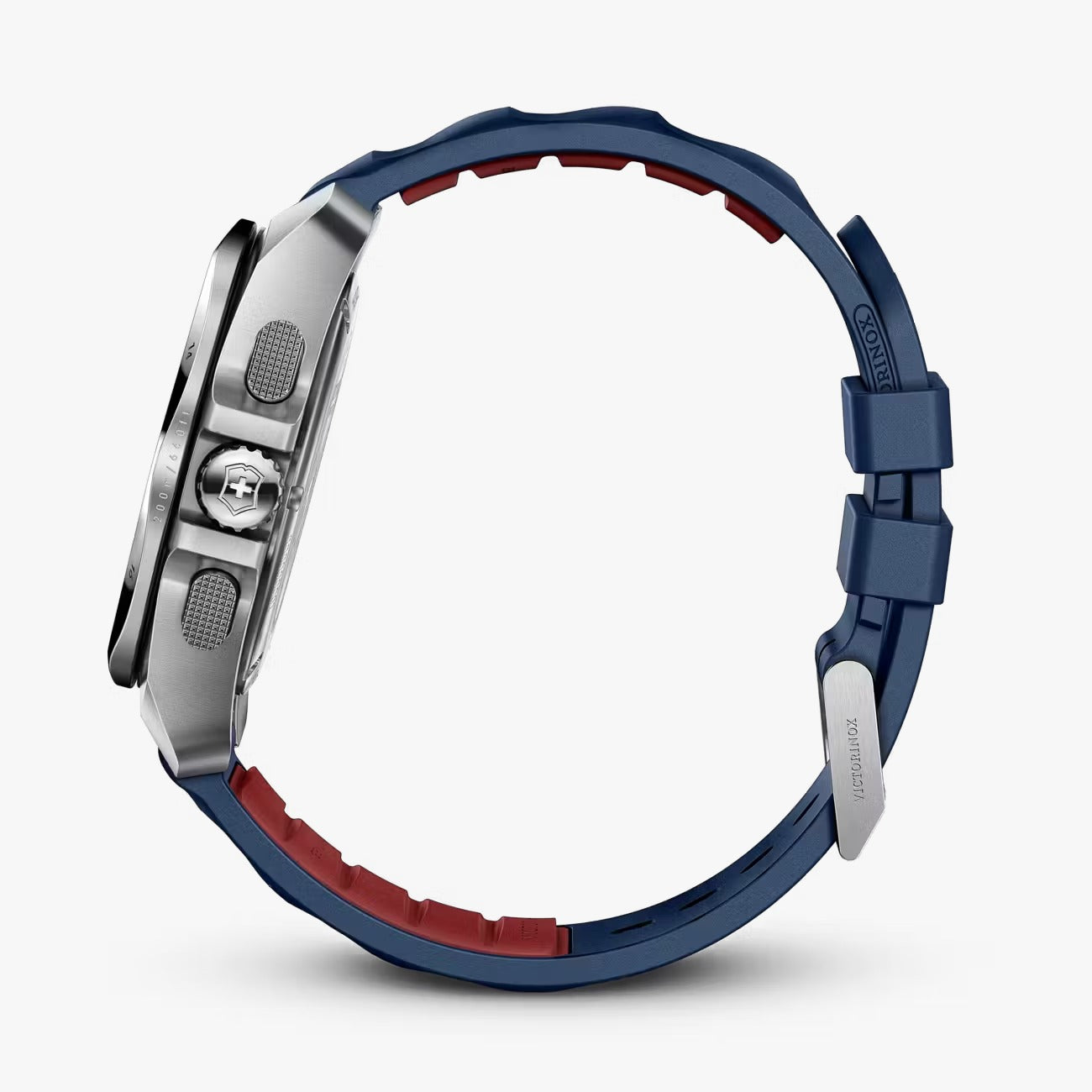 Victorinox I.N.O.X Chrono, Carátula Azul, Correa Caucho — Caballero