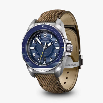 Victorinox Journey 1884 Automático, Carátula Azul Mate — Caballero