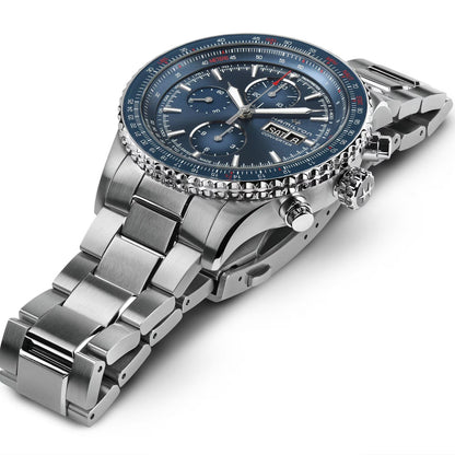 Hamilton Aviation Converter Auto Chrono, Carátula Azul — Caballero