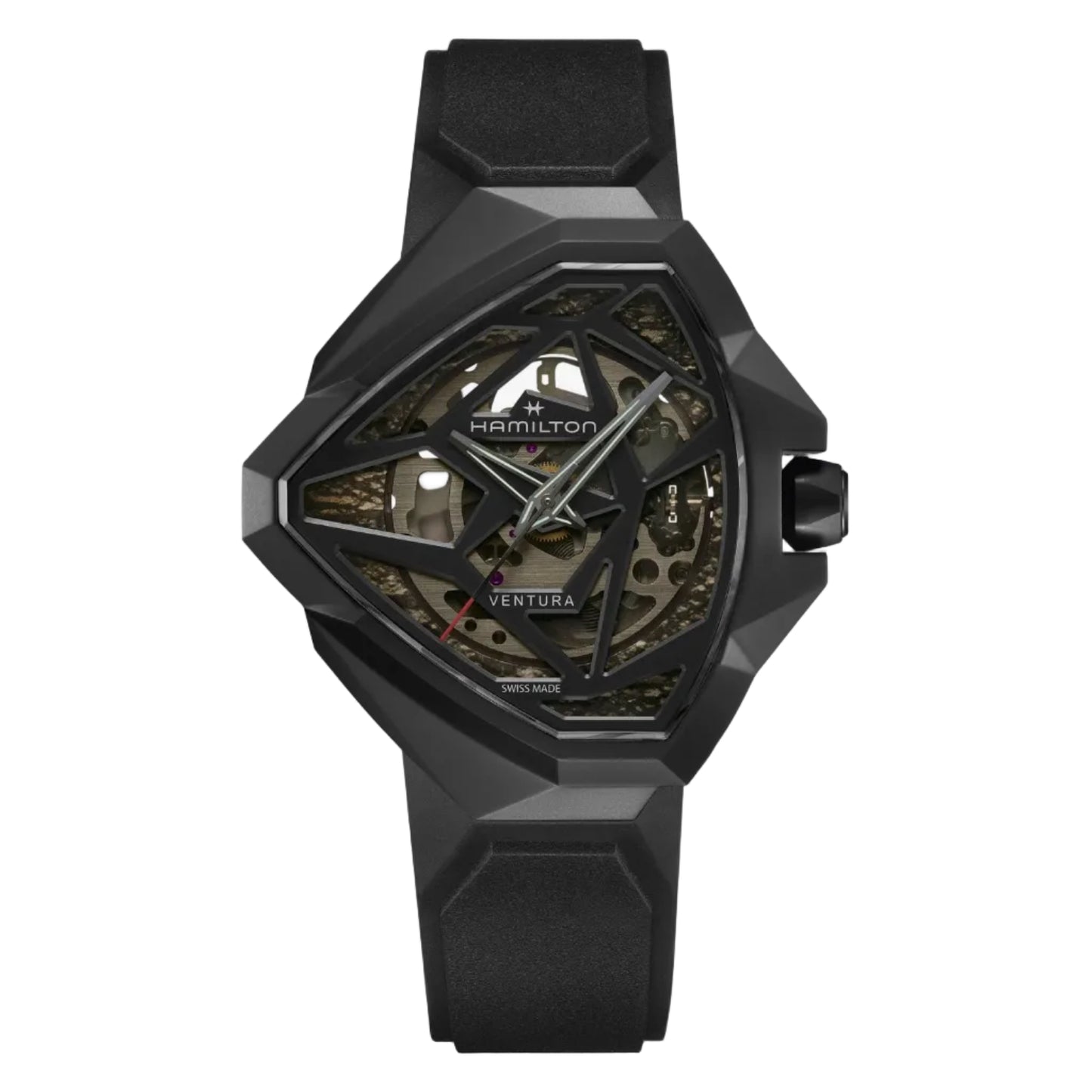 Hamilton Ventura Edge Skeleton, PVD Negro — Caballero