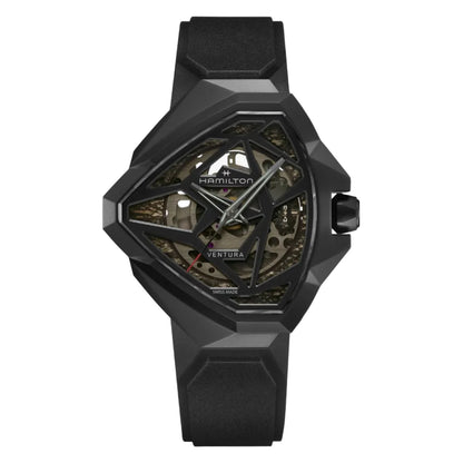Hamilton Ventura Edge Skeleton, PVD Negro — Caballero