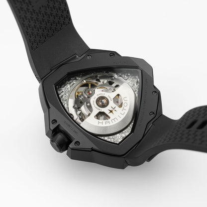 Hamilton Ventura Edge Skeleton, PVD Negro — Caballero