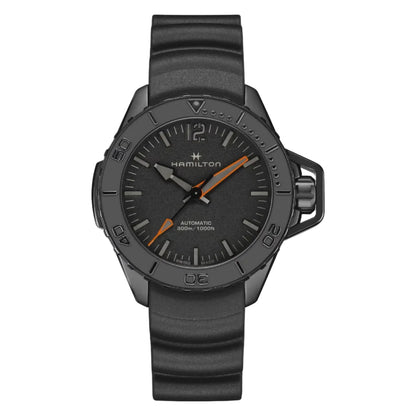 Hamilton Khaki Navy Frogman Auto, PVD Negro — Caballero