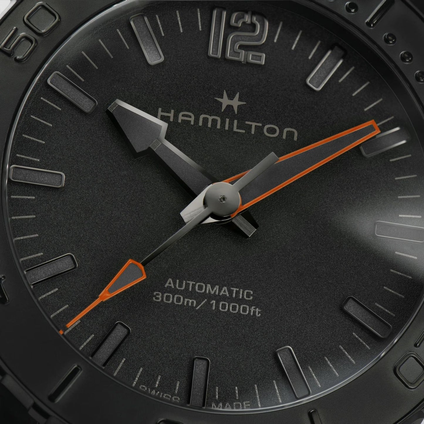 Hamilton Khaki Navy Frogman Auto, PVD Negro — Caballero