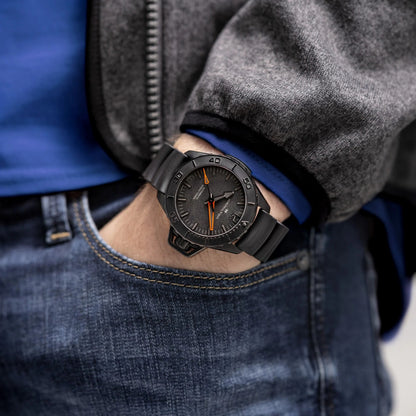Hamilton Khaki Navy Frogman Auto, PVD Negro — Caballero