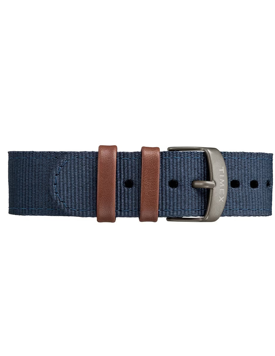 Timex Expedition Carátula Azul, Correa Nylon Marino — Caballero