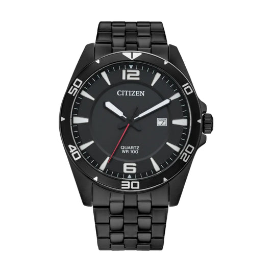 Citizen PVD Negro, Carátula Negra — Caballero