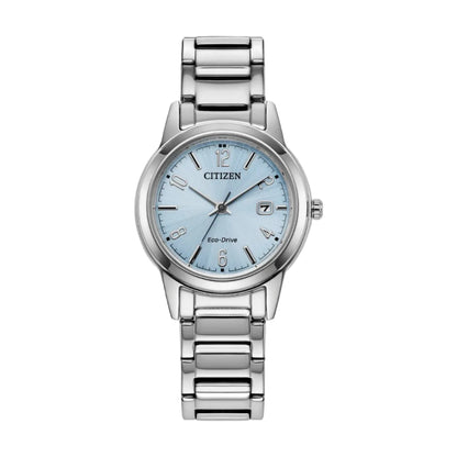 Citizen Dress Classic, PVD Dorado, Carátula Azul — Dama