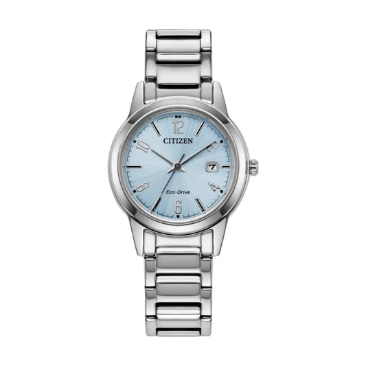 Citizen Dress Classic, PVD Dorado, Carátula Azul — Dama