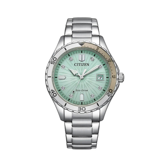 Citizen Sport Casual Weekender, Carátula Verde — Dama