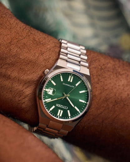 Citizen Tsuyosa Automático, Carátula Naranja — Caballero